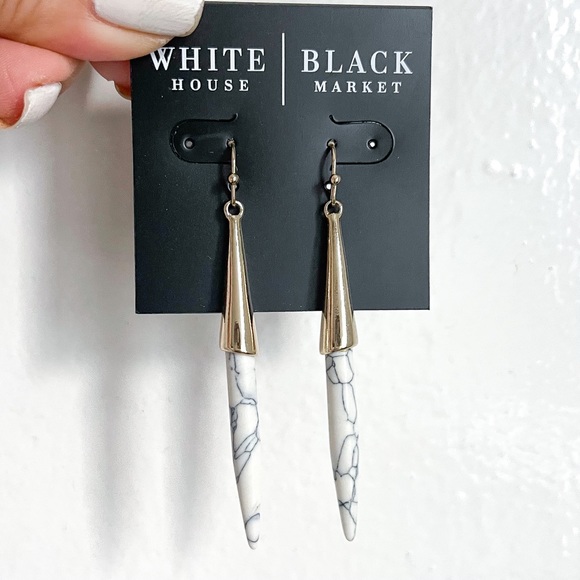 WHITE HOUSE BLACK MARKET Porcupine Spear Dangle Earrings - Picture 5 of 6
